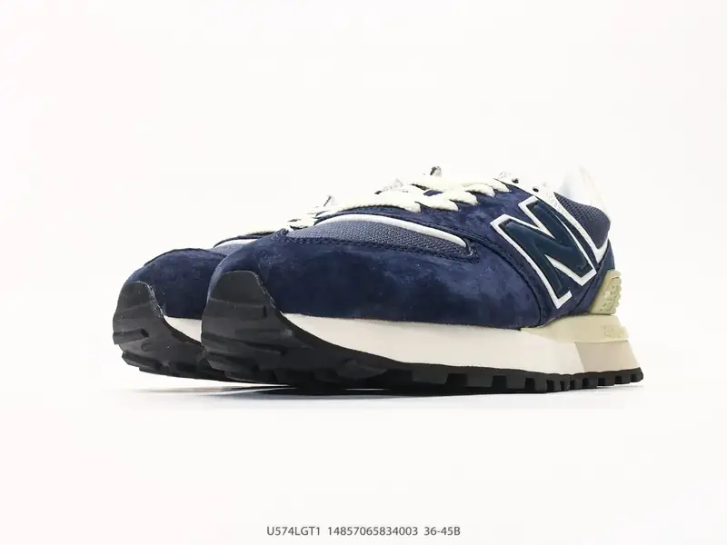 New Balance NB574 低帮复古休闲慢跑鞋 #毛边牛仔面料 ENCAP缓震 U574LGT1 #14857065834003